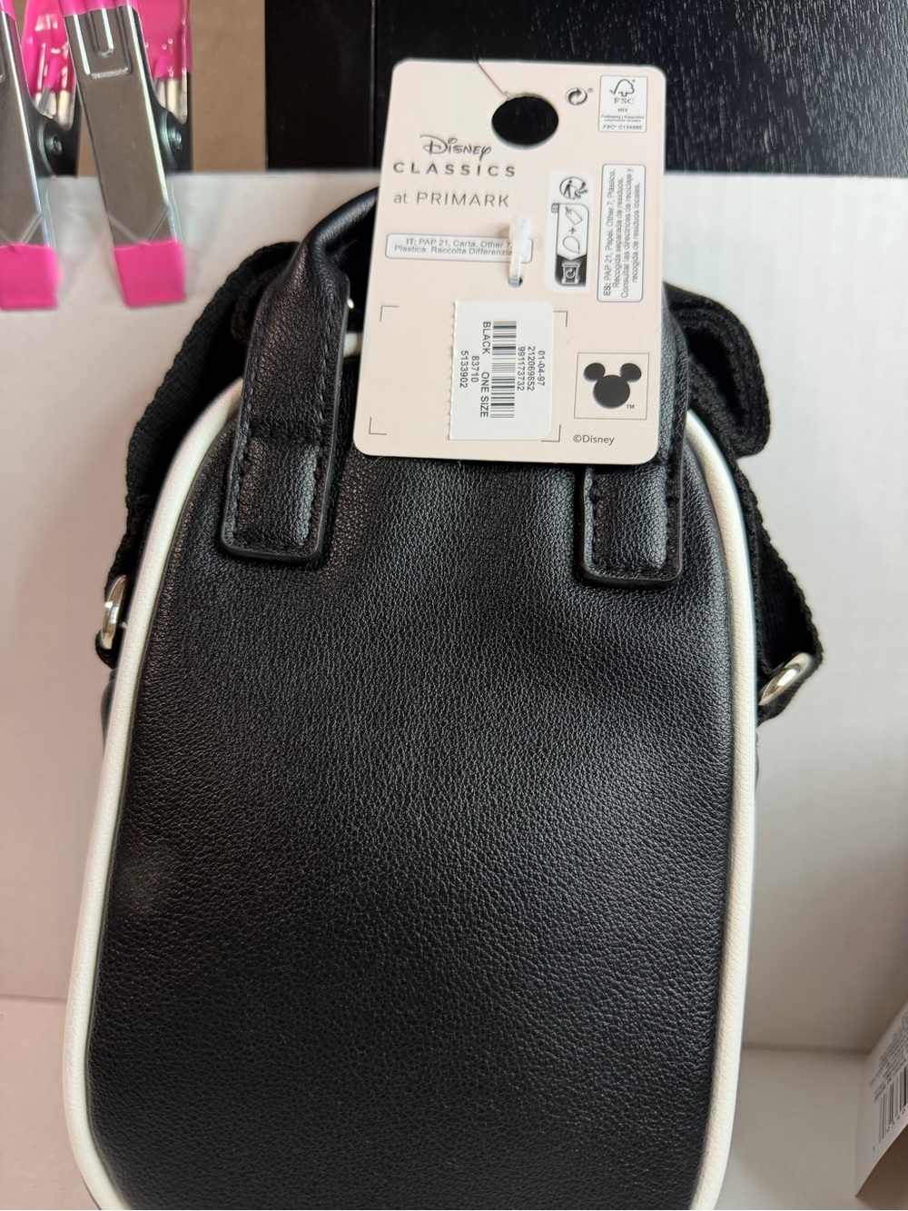 Primark Disney 101 Dalmatians Black and White mini Crossbody one size - Picture 3 of 3